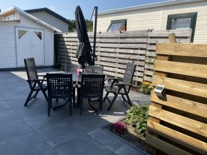 Die Terrasse vom Chalet
